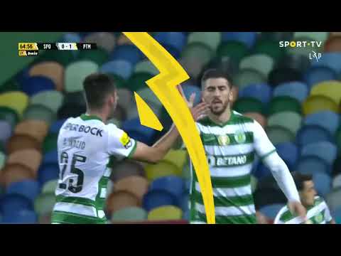 Goal | Golo Paulinho: Sporting (1)-1 Portimonense (Liga 21/22 #16)