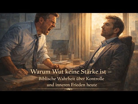 Warum Wut keine Stärke ist – Biblische Wahrheit über Kontrolle und inneren Frieden heute