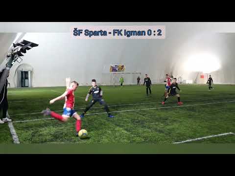 "QUICKIE" Zimska liga - GEN. 2009 - 6. KOLO -  2021/22... ŠF Sparta - FK Igman Ilidža 3 : 2
