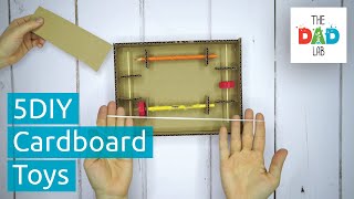 5 DIY Cardboard Games Your Kids Will Love