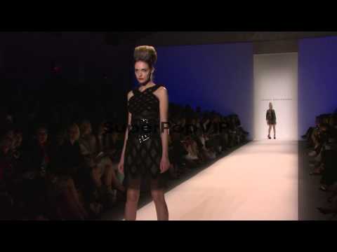 Models walk the runway at Joanna Mastroianni - Spring 201...