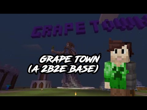 SaintKingSpiderMC - Grape Town (base) 2b2e.org (Minecraft Bedrock anarchy server)