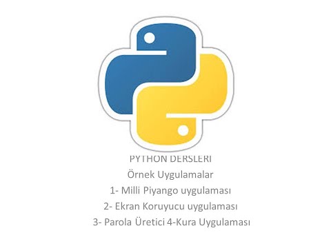 Ders 10- Python Dersleri: Milli Piyango, Ekran Koruyucu, Parola Üretici ve Kura  Uygulamaları