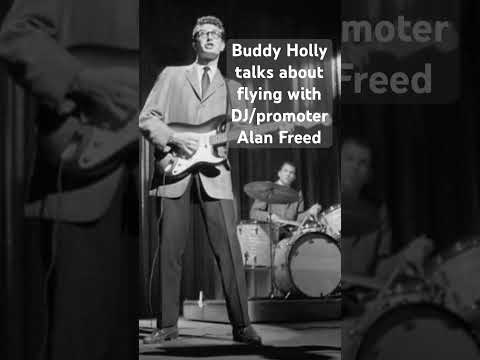 Thumbnail for BUDDY HOLLY TALKS ABOUT FLYING with promoter Alan Freed #buddyholly #1950s #rockandroll #interview by Buddy Holly