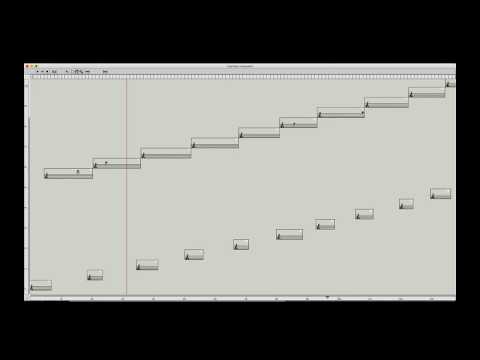 Modelling Gérard Grisey's "Partiels" (1975) [1st section]