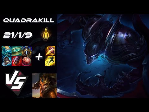 JUNGLE Nocturne vs Jarvan IV [QUADRAKILL] - EU Grandmaster Patch 14.23