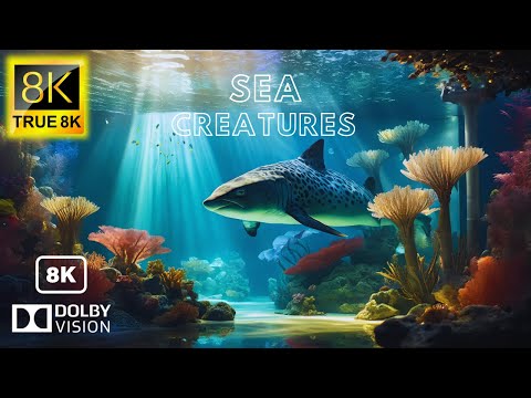 Unseen Sea Creatures 8K Video Ultra HD 120FPS | 8K TV by TRUE 8K