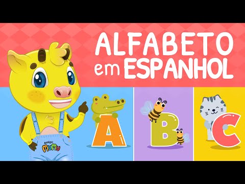 ALFABETO EM ESPANHOL AULA DE ESPANHOL AMIGO MUMU