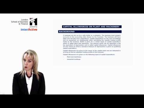 LSBF ACCA F6: Introduction to Capital Allowance Part 1