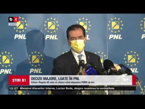 STIRI B1 ORA 12.00 DIN 25 MAI 2021 - 29 DE JUDETE INTRA SUB COD GALBEN DE VIJELII