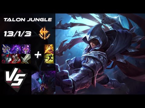JUNGLE Talon vs Rek'Sai - EU Grandmaster Patch 26.1