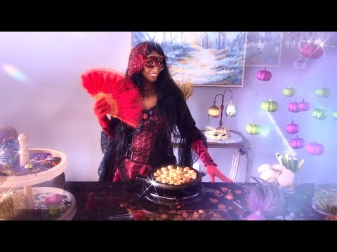 Camarão grelhado para festa de Halloween