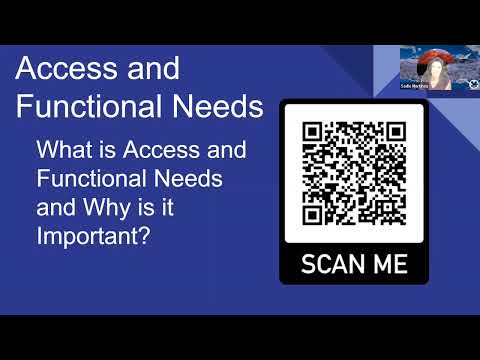 Introduction to the Access and Functional Needs Resource Framework in Emergency Management