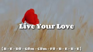Live Your Love (The Katinas) | Piano Accompaniment with Chords by Kezia