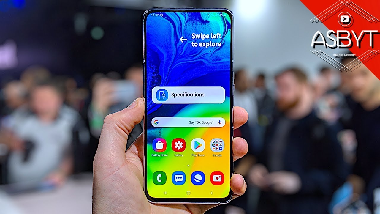Samsung Galaxy A80 Hands On Review - Bezel-less ROTATING Camera King!