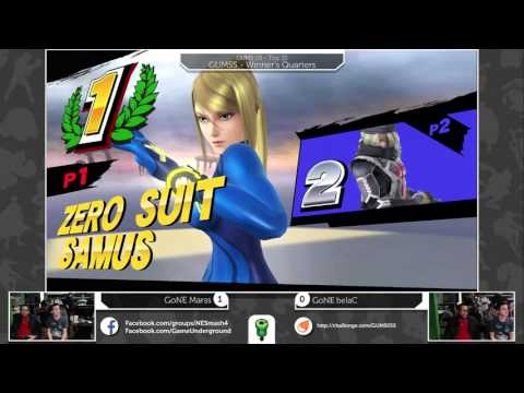 GUMS05 Singles (Winner's Quarters) - GoNE Marss (ZSS) vs GoNE belaC (Sheik)