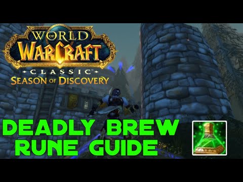 WoW Classic Season of Discovery Deadly Brew Rune Guide for Rogues | Step by step