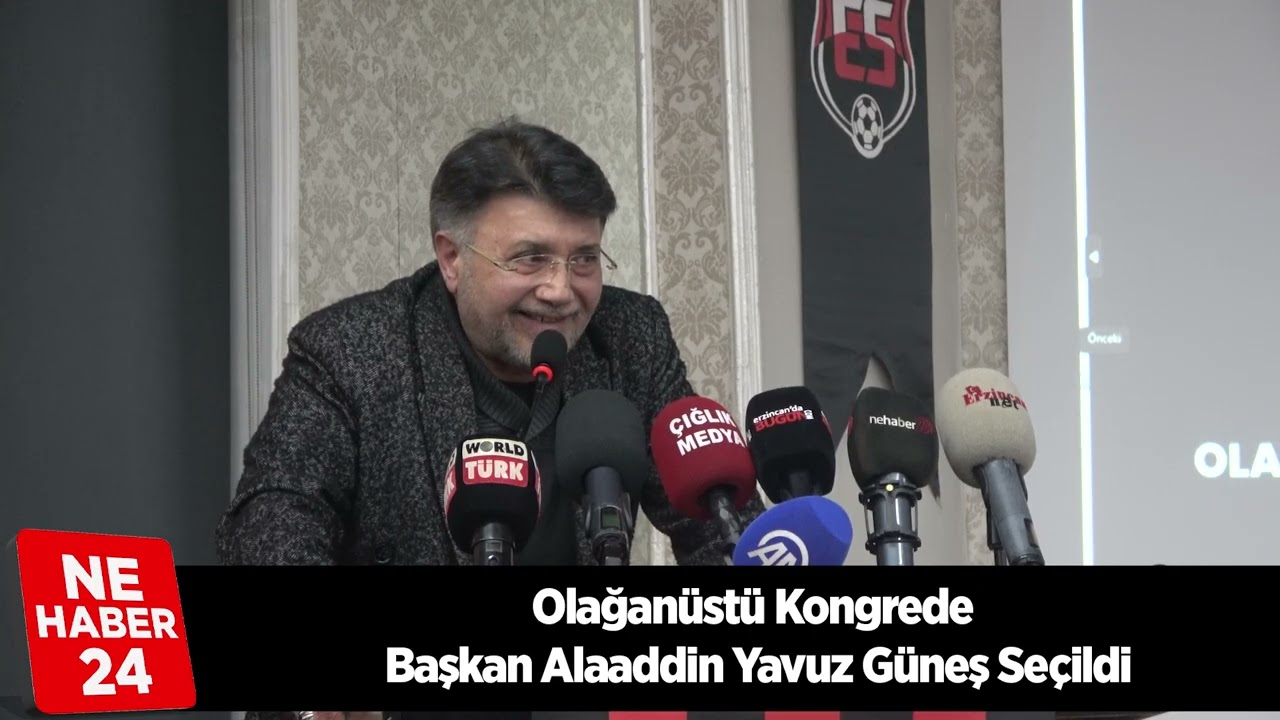 24 Erzincanspor’un Yeni Başkanı Alaaddin Yavuz Güneş Oldu