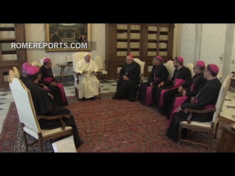 Francisco a obispos de Panamá sobre la JMJ: “El Papa va a ir. O yo o el otro. Pero el Papa irá”