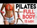 FULL BODY PILATES FAT BURN Lose Fat Tighten 15 Min Workout