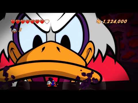 Duck Tales Remastered: Part 7, Mount Vesuvius (Dracula Duck, Race to the Number One Dime, ending)