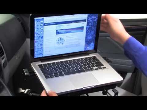 Bracketron's Universal Car & Truck Laptop Mount    Features & Installation