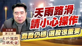 天雨路滑 請小心操作 喬喬仍穩 選股很重要 (圖)
