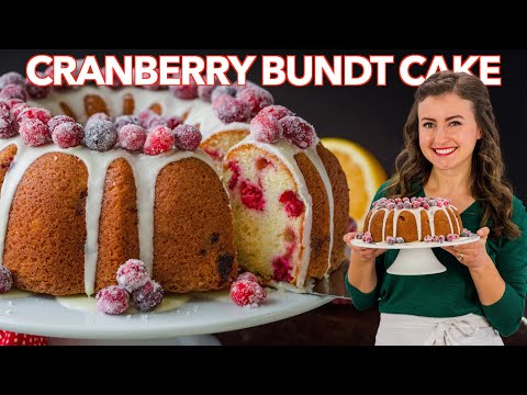 Cranberry BUNDT CAKE (Easy Cranberry Orange Cake)