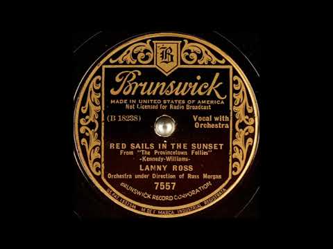 Lanny Ross - Red Sails in the Sunset (1935)