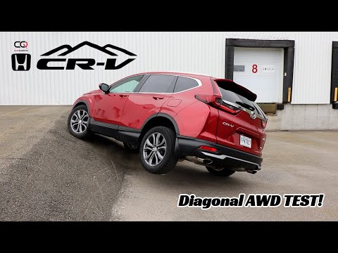 Honda CR-V AWD Diagonal Test | Real Time AWD still struggling!