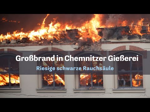 Großbrand in Chemnitz