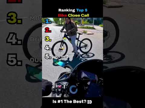 Ranking the Most Insane Bike Close Calls Ever 🤯 Watch Till End