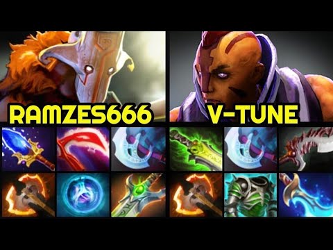 RAMZES666 Juggernaut vs V-TUNE Ethereal Blade Anti Mage 7.27 Dota 2
