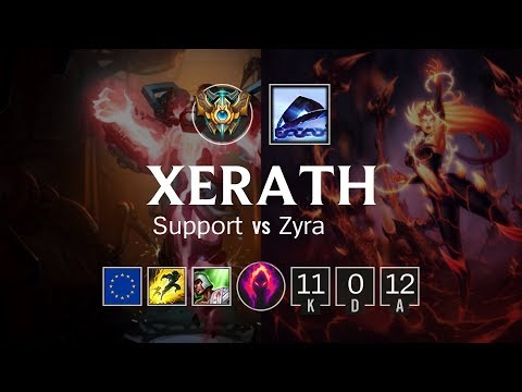 Xerath Support vs Zyra - EUW Challenger Patch 8.23