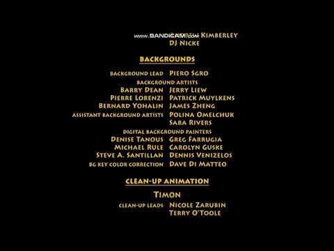 The Lion King 1½ (2004) End Credits