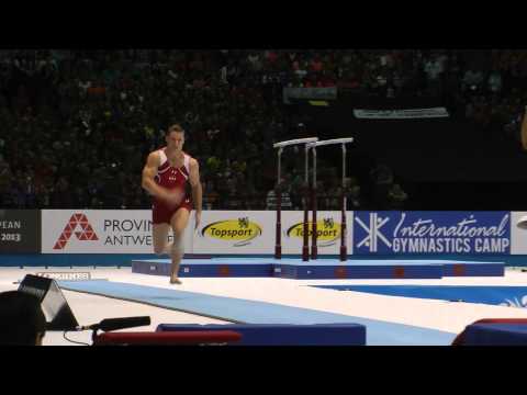 Steve Legendre - Vault 1 - 2013 World Championships - Event Finals Day 2