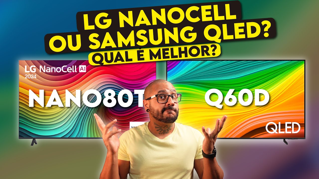 Qual TV é MELHOR? Comparativo LG NANOCELL NANO80T ou SAMSUNG QLED Q60D?