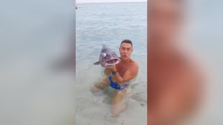 Vannacci e il video con il pesce: «Ecco la faccia della sinistra alle prossime elezioni»