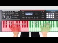 Playing R B Split Rhythm Pattern Roland JUNO DS Quick Start 05