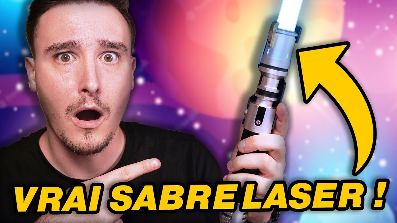 J'ai un VRAI sabre laser Star Wars REALISTE ! 🤯🤯