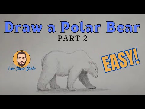 How to Draw a Realistic Polar Bear | EASY Step by Step | Part 2