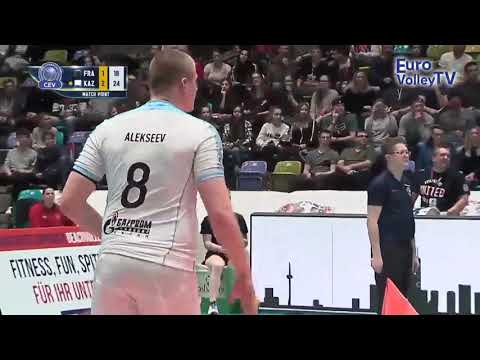 #CLVolleyM United VolleysFrankfurt vs  Zenit Kazan match point