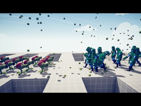 Pea Shooter vs Every Unit - Totally Accurate Battle Simulator TABS