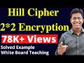 Hill Cipher Encryption 2by2 Matrix