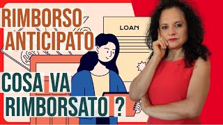 RIMBORSO ANTICIPATO DEL PRESTITO, QUALI SOMME VANNO RIMBORSATE?