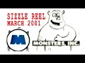 RARE VHS Monsters Inc Early Sizzle Reel Trailer