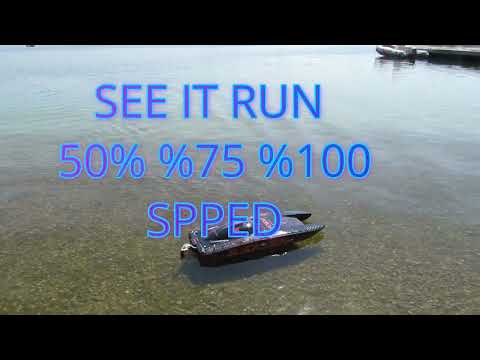 PRO  BOAT BLACK JACK ,42'' PART 2. SEE IT RUN IN ALL SPEEDS