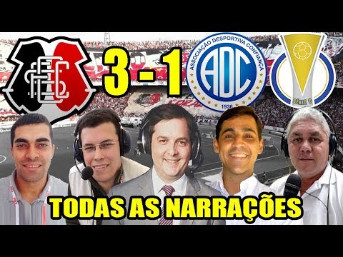 Todas as narrações - Santa Cruz 3 x 1 Confiança / Brasileirão Série C 2019