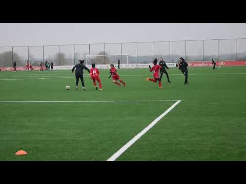 SUPER RWDM GIRLS-U13B(vs)LEEUW BRUCOM.J.B. 1-0 GOAL BY ALIA