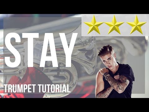 How to play Stay by The Kid LAROI ft Justin Bieber on Trumpet (Tutorial)